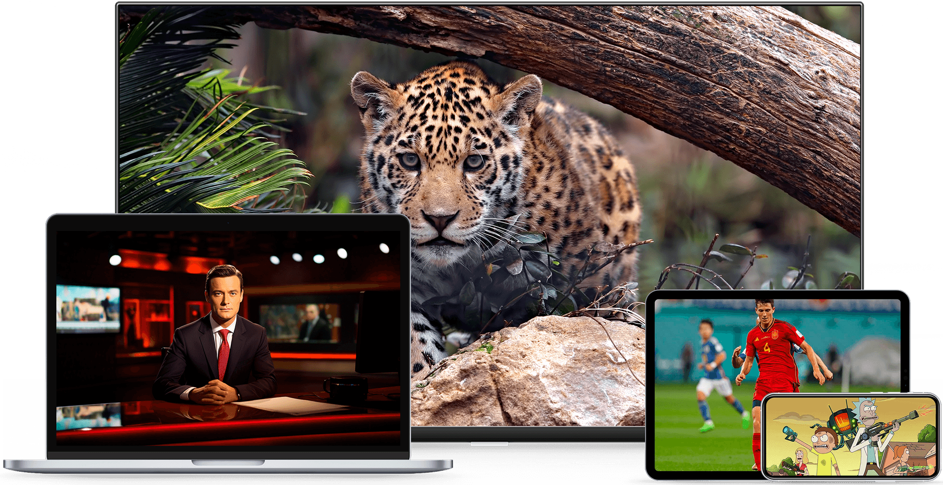 Giga Net TV em múltiplos dispositivos