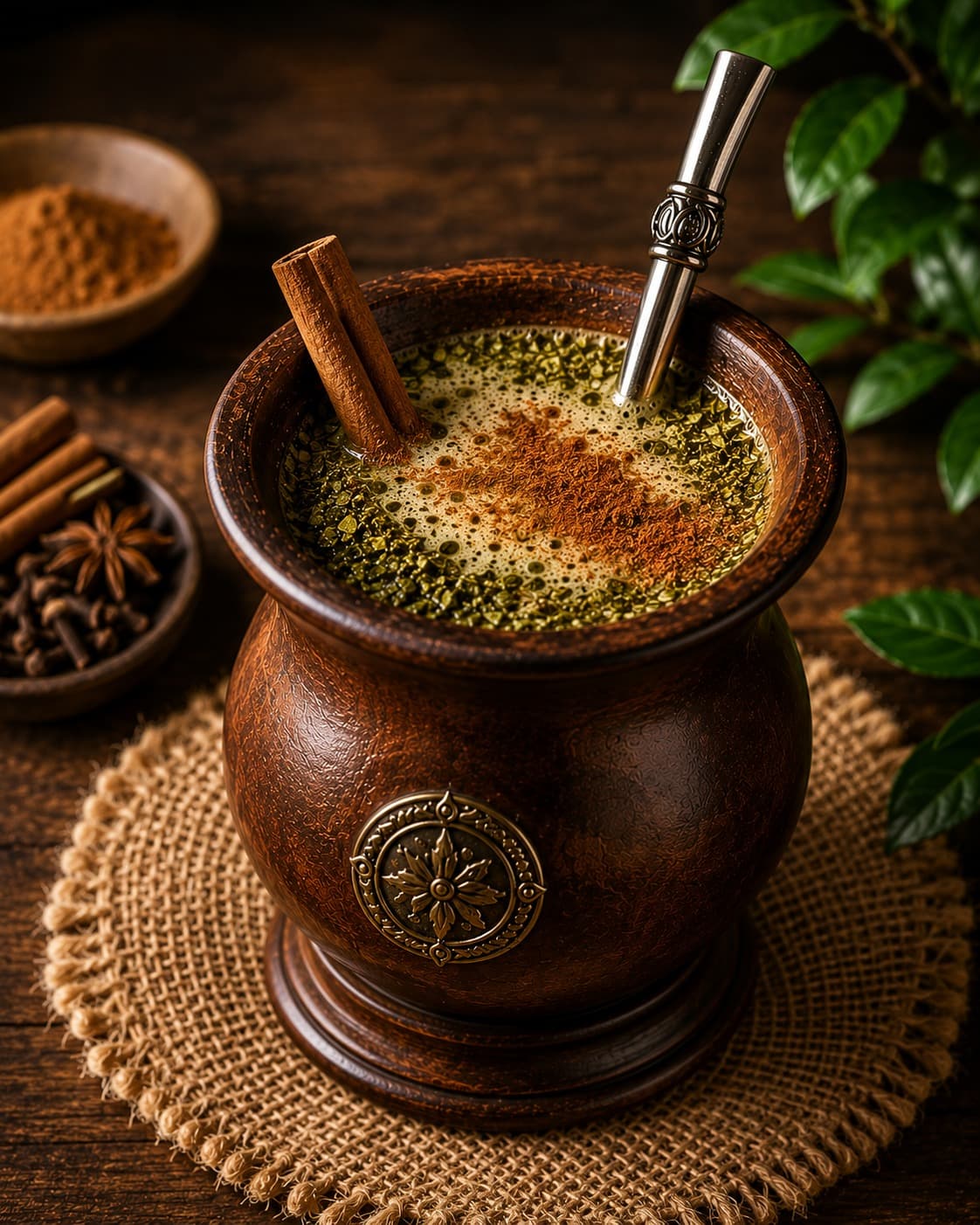 Foto ilustrativa: Chimarrão com Canela